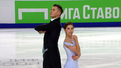 Анастасия Мишина — Александр Галлямов. Короткая программа. Москва. Гран-при России по фигурному катанию 2022/23