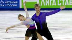 Ева Хмелькова — Андрей Рудь. Произвольная программа. Самара. Гран-при России по фигурному катанию 2022/23