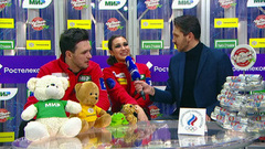 «Я поворачиваюсь, а он уже летит в борт», — Елизавета Худайбердиева и Егор Базин о падениях партнера