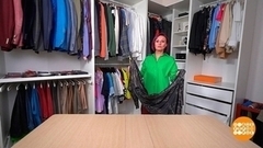 Наводим порядок в шкафу: свитеры и платья. Доброе утро. Фрагмент