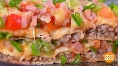 Готовим двухслойную пиццу. Доброе утро. Фрагмент