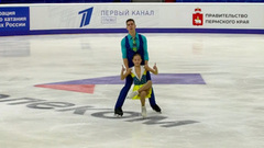 Валерия Халитова — Петр Шаровиков. Короткая программа. Пермь. Гран-при России по фигурному катанию 2022/23