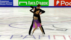 Милана Кузьмина — Дмитрий Студеникин. Произвольный танец. Пермь. Гран-при России по фигурному катанию 2022/23