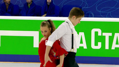 София Алексова — Илья Владимиров. Произвольный танец. Пермь. Гран-при России по фигурному катанию 2022/23