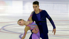 Валерия Халитова — Петр Шаровиков. Произвольная программа. Пермь. Гран-при России по фигурному катанию 2022/23