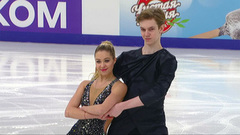 Александра Кравченко — Александр Шустицкий. Ритм-танец. Пермь. Гран-при России по фигурному катанию 2022/23