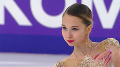 Ксения Синицына. Короткая программа. Пермь. Гран-при России по фигурному катанию 2022/23