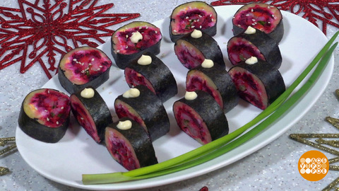 Селедка под шубой — роллами. Доброе утро. Фрагмент