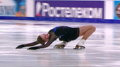 Агнета Латушкина. Произвольная программа. Чемпионат России по фигурному катанию 2023