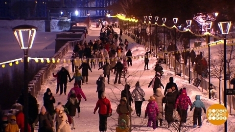 Новогодним балом правит Новосибирск. Доброе утро. Фрагмент