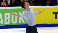 Петр Гуменник. Короткая программа. Тинькофф Кубок Первого канала по фигурному катанию 2023