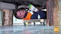 Мастерим каталку для автослесаря. Доброе утро. Фрагмент