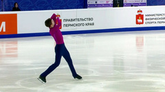 Григорий Федоров. Короткая программа. Первенство России по фигурному катанию среди юниоров 2023