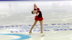 Софья Титова. Короткая программа. Первенство России по фигурному катанию среди юниоров 2023