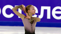 Агата Петрова. Короткая программа. Первенство России по фигурному катанию среди юниоров 2023