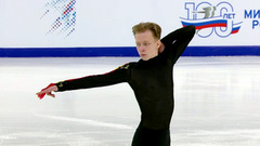 Николай Логинов. Произвольная программа. Первенство России по фигурному катанию среди юниоров 2023