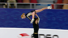 Елизавета Романова — Валерий Назаров. Короткая программа. Первенство России по фигурному катанию среди юниоров 2023