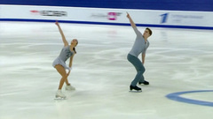 Екатерина Чикмарева — Матвей Янченков. Короткая программа. Первенство России по фигурному катанию среди юниоров 2023