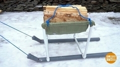 Мастерим санки для дров. Доброе утро. Фрагмент