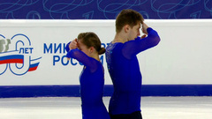 Мария Дыбкова — Алексей Хвалько. Произвольная программа. Первенство России по фигурному катанию среди юниоров 2023