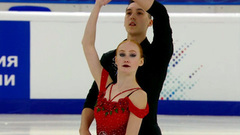 Елизавета Осокина — Артем Грицаенко. Произвольная программа. Первенство России по фигурному катанию среди юниоров 2023