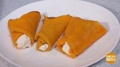 Тыквенные блины с творожной начинкой. Доброе утро. Суббота. Фрагмент