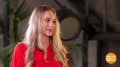 Играем в городки с Олесей Платоновой. Доброе утро. Суббота. Фрагмент