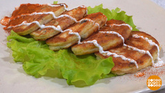 Оладьи в стиле пиццы. Доброе утро. Фрагмент