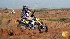 На мотоциклах по барханам. Доброе утро. Фрагмент