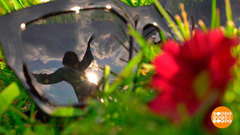 Фотосессия на лужайке. Доброе утро. Фрагмент