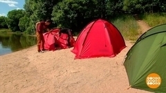 В палатке — как дома? Доброе утро. Фрагмент