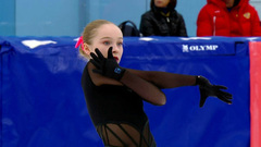 Софья Титова. Короткая программа. Контрольные прокаты сборной России по фигурному катанию среди юниоров 2023/24