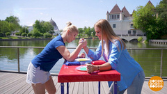 Анастасия Тихонова. Одной левой! Одной правой! Доброе утро. Суббота. Фрагмент