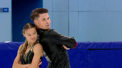 Вероника Меренкова — Даниль Галимов. Короткая программа. Пары. Контрольные прокаты сборной России по фигурному катанию среди юниоров 2023/24