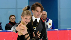 Александра Шинкаренко – Владислав Михайлов. Ритм-танец. Контрольные прокаты сборной России по фигурному катанию среди юниоров 2023/24