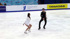 Ирина Хавронина — Девид Нарижный. Ритм-танец. Контрольные прокаты сборной России по фигурному катанию 2023
