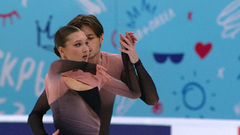 Ирина Хавронина — Девид Нарижный. Произвольный танец. Контрольные прокаты сборной России по фигурному катанию 2023