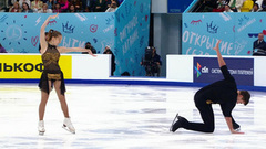 Таисия Собинина — Денис Ходыкин. Произвольная программа. Контрольные прокаты сборной России по фигурному катанию 2023
