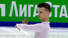 Глеб Лутфуллин. Произвольная программа. Контрольные прокаты сборной России по фигурному катанию 2023