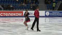 Екатерина Рыбакова — Иван Махноносов. Ритм-танец. Юниоры. Красноярск. Гран-при России по фигурному катанию 2023