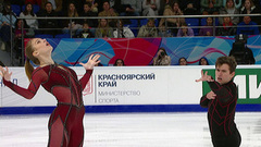 Таисия Собинина — Денис Ходыкин. Короткая программа. Красноярск. Гран-при России по фигурному катанию 2023