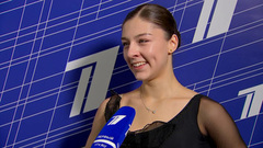 «Я всем довольна». Анна Фролова о коротком прокате. Красноярск. Гран-при России по фигурному катанию 2023