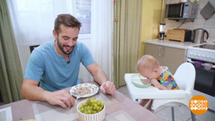 Папа вам не мама: если ребенок не хочет есть... Доброе утро. Суббота. Фрагмент