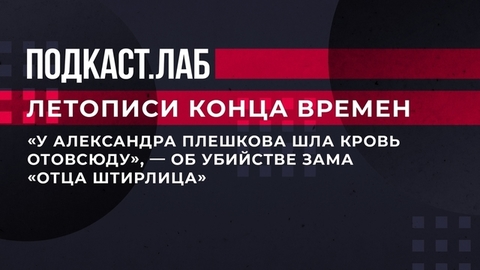 «У Александра Плешкова шла кровь отовсюду», — об убийстве зама «отца Штирлица». Летописи конца времен. Фрагмент