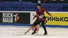 Анна Коломенская — Артем Фролов. Произвольный танец. Юниоры. Казань. Гран-при России по фигурному катанию 2023