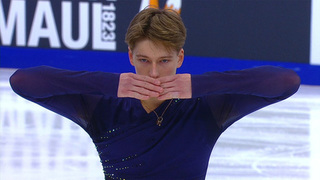 Михаил Полянский. Короткая программа. Москва. Гран-при России по фигурному катанию 2023