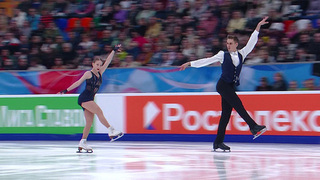 Виктория Васильева — Роман Запорожец. Короткая программа. Москва. Гран-при России по фигурному катанию 2023