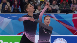 Виктория Васильева — Роман Запорожец. Произвольная программа. Москва. Гран-при России по фигурному катанию 2023
