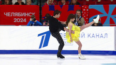 София Качушкина — Марк Волков. Ритм-танец. Чемпионат России по фигурному катанию 2024