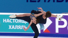 София Качушкина — Марк Волков. Произвольный танец. Чемпионат России по фигурному катанию 2024